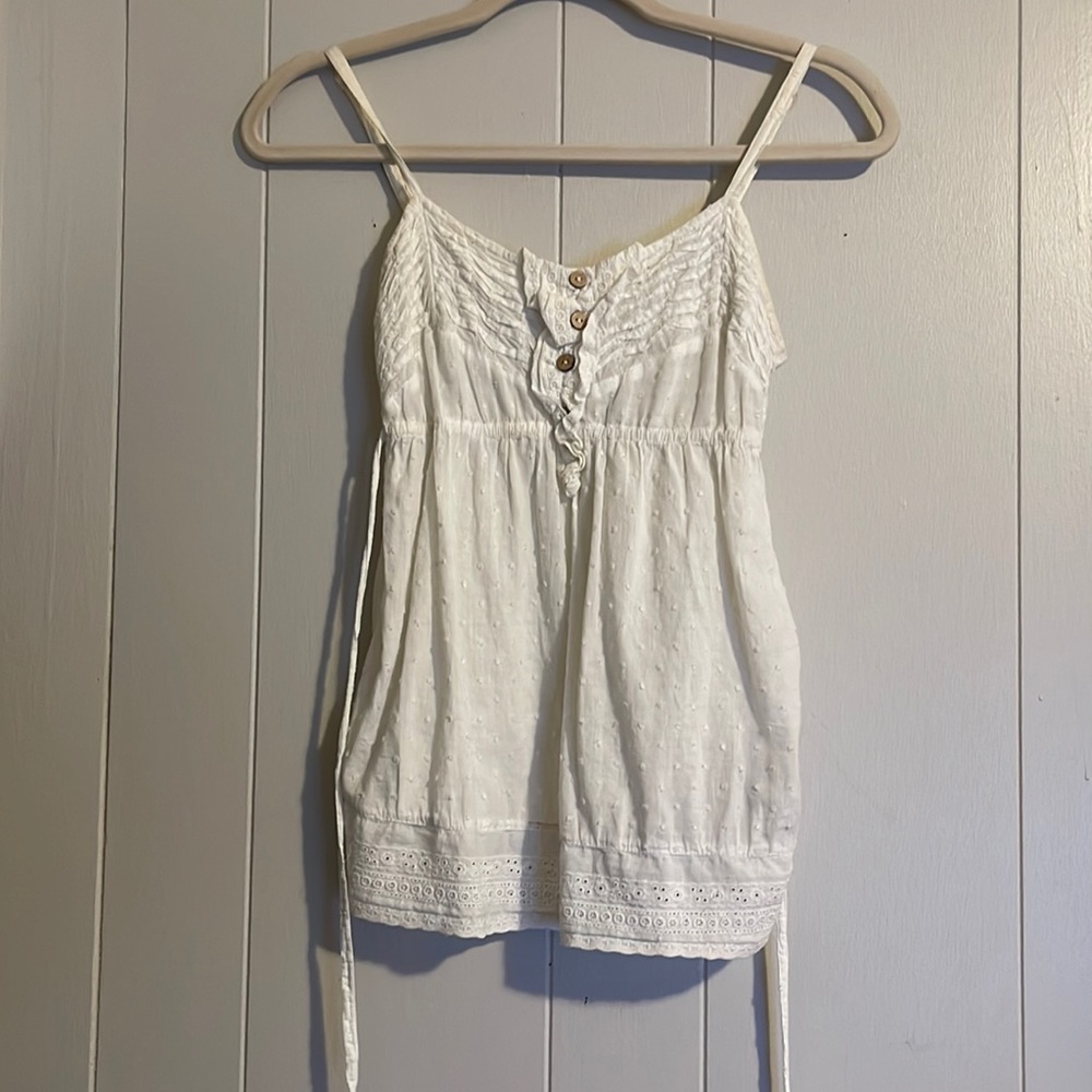 Sheer tank top